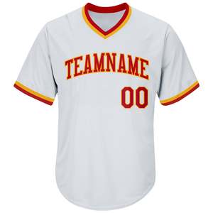 Fournisseur en gros de maillots de baseball personnalisés, uniformes d'équipe à col en V, logo personnalisé, noms, numéros, manches courtes, vêtements de sport OEM en gros - Product Image 3