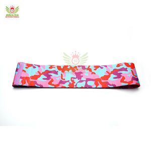 Ensemble de bandes de résistance pour l'entraînement des hanches des femmes, bande de résistance circulaire large antidérapante pour les fessiers, entraînement à domicile, polyester haute résistance - Product Image 5