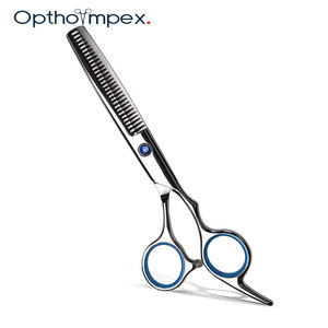 Ciseaux de coiffure professionnels en acier inoxydable à lame affûtée pour la texture des cheveux et la coupe détaillée – Idéal pour barbiers et salons - Product Image 1