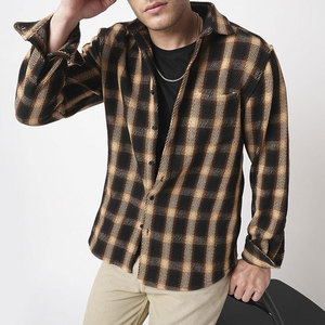 Camisa Clásica de Franela para Hombre, Antiarrugas, Casual, con Botones, Manga Larga, 2 Bolsillos en el Pecho y Puños Ajustables, para Verano - Product Image 4