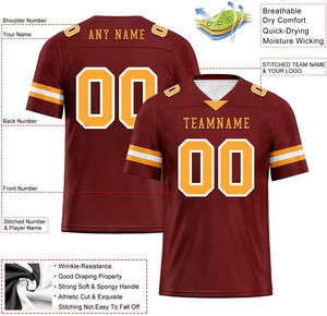 Camiseta de rugby personalizada por sublimación, tela transpirable, para hombre, tallas grandes, fabricante de ropa deportiva para equipos, venta al por mayor, pedido a granel, lista para enviar - Product Image 2