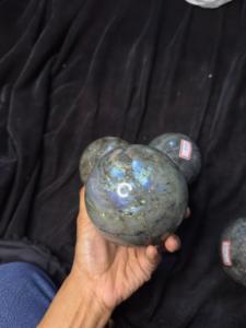 Esfera de labradorita de alta calidad, bola de cristal, venta al por mayor, piedra natural, piedra preciosa curativa, esfera de piedra completamente llamativa para energía reiki - Product Image 2