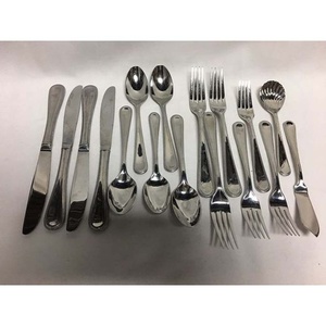 Ensemble de couverts en acier inoxydable de haute qualité au design unique, look moderne, pour mariage, maison, hôtel - Product Image 6