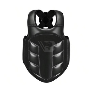 Protector de Pecho de Cuero Genuino de Primera Calidad para Hombre, Nuevo, para Boxeo, Kick Boxing, Entrenamiento de Combate, Protector Corporal Transpirable - Product Image 2