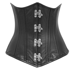 Corsés de Cuero para Mujer de Diseño Clásico, Transpirables, Ajuste Flexible, Diseño Elegante para Uso Casual - Product Image 1