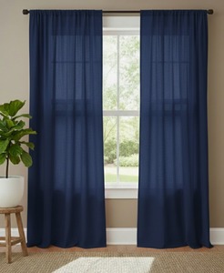 Rideaux Voilages Modernes Bohèmes Grande Fenêtre, Lot de 1 Panneau, Bleus, pour Salon et Chambre, Idéaux pour Hôpitaux et Hôtels - Product Image 5