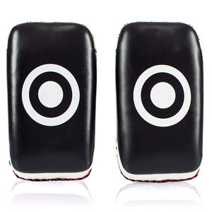 Protector de Boxeo Muay Thai de Cuero de Alta Calidad OEM, Almohadillas Tailandesas con Acolchado Grueso para Entrenamiento de Taekwondo - Product Image 3