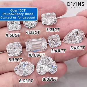 เพชร D'Vins Jewels Lab Grown ทรงกลมเจียระไนแบบบริลเลียนท์ สี D ได้รับการรับรอง สำหรับทำเครื่องประดับ - Product Image 3