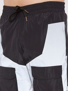 Survêtement en nylon personnalisé pour homme, ensemble de sport léger 2 pièces avec sweat à capuche et pantalon de jogging, coupe-vent, color block, personnalisable - Product Image 6