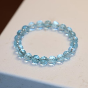 Natural Blue Topaz Crystal Beaded <b>Bracelet</b> Wholesale Gemstone Jewelry <b>Healing</b> Stone Chakra Energy <b>Bracelet</b> for Women - Product Image 5