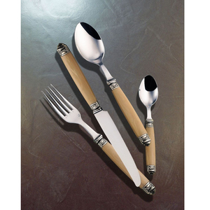 Hot Sale Prime Quality Stainless Steel Cutlery <b>Set</b> Vintage Wooden Handle Dinnerware Hotel Home <b>Flatware</b> Fork Knife Spoon <b>Set</b> - Product Image 1