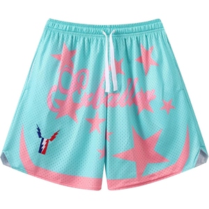 Pantalones Cortos Deportivos de Malla para Hombre, con Estampado Sublimado, para Baloncesto, con Logotipo Personalizado, Mercado Estadounidense - Product Image 2