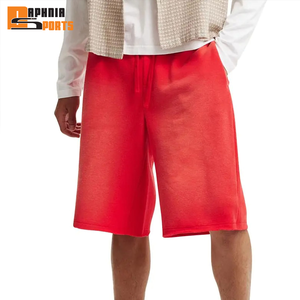 Pantalones Cortos de Algodón Grueso de Verano de Nuevo Diseño para Hombre, Estilo Vintage Lavado al Ácido, con Bajo Deshilachado y Efecto Desgastado por el Sol - Product Image 1
