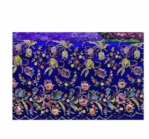 Tela Bordada con Encaje Floral Hecha a Mano, Material Textil Decorativo para Vestidos de Fiesta al Mejor Precio - Product Image 4