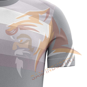 Nouveau maillot de foot léger, respirant et à séchage rapide pour l'entraînement, en tissu polyester personnalisé, manches courtes. - Product Image 3