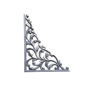 Ornate Cast Iron Corbel <b>Wall</b> Mount Traditional Design Rust Resistant Exterior Decorative Support Bracket - Product Image 3