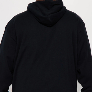 Sudadera con Capucha de Invierno para Hombre, 100% Algodón, Bordado Black Royalty, Corte Regular, Casual, con Bolsillo Frontal con Logotipo - Product Image 3