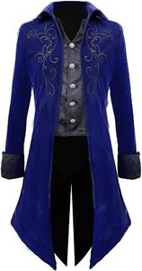 Custom Medieval <b>Tailcoat</b> Victorian Steampunk Pirate Coat Gothic Cosplay Halloween Costume 100% Polyester OEM - Product Image 5