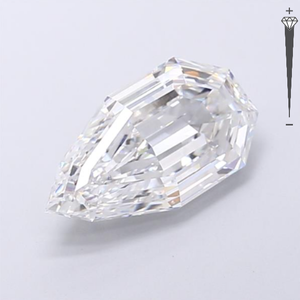 IGI Certified 3.36 CT PEAR NONAGON CUT <b>D</b> Color VVS2 Clarity Lab Grown Diamond <b>Model</b> LG 778649084 ROYAL GEMS Jewelry Making - Product Image 4