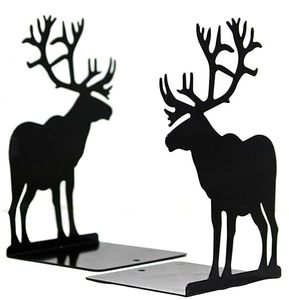 Les meilleures ventes de serre-livres en fer pour la décoration de la bibliothèque à domicile, améliorant l'organisation des étagères grâce à un design métallique moderne et à sa stabilité - Product Image 4