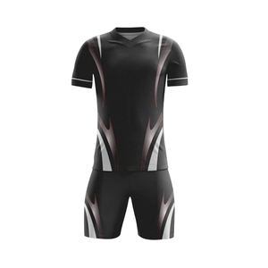 ชุดยูนิฟอร์มฟุตบอลสำหรับผู้ชายและเด็กชาย เสื้อฟุตบอลระบายอากาศแห้งเร็วพร้อมกางเกงขาสั้นเข้าชุด กีฬาแอธเลติกน้ำหนักเบา - Product Image 6