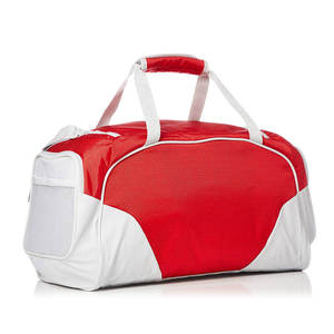 Bolsa de Deporte de Lujo Impermeable Roja y Blanca de Gran Capacidad con Forro de Poliéster para Viajes y Accesorios Deportivos - Product Image 2