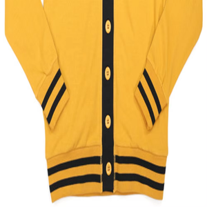 Long Sleeve Unisex Winter Knitted <b>Cardigan</b> Sweater V-neck Embroidery Single Button Closure Quick Dry Breathable Anti-Pilling - Product Image 3