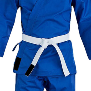 Uniforme de Judo Azul 100% Algodón, Corte Regular, Unisex para Adultos, Ropa de Artes Marciales Transpirable, Teñido Liso, de una Pieza, 400g, Duradero, Deportivo - Product Image 4