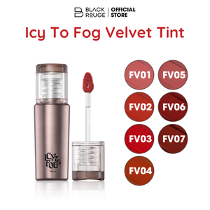 Marca coreana Black Rouge fórmula de larga duración Icy To Fog Velvet Tint FV03 brillo de labios Red Hommage - Product Image 6