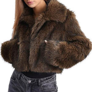 Veste en fausse fourrure tissée légère, respirante et écologique, sur mesure, nouveau style pour femmes, fabriquée au Pakistan - Product Image 1