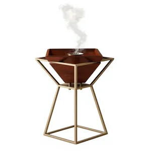 METAL LINE EXPORTS Stainless Steel Incense <b>Burner</b> <b>Silver</b> Cup Shape Eco-Friendly Durable Aromatherapy Holder All-Season Incense - Product Image 5