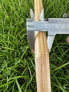 Manche court en bois / Manche de râteau à feuilles / Fabriqué à Taïwan / Outil de jardin / Outil de jardin pour enfant - Product Image 2