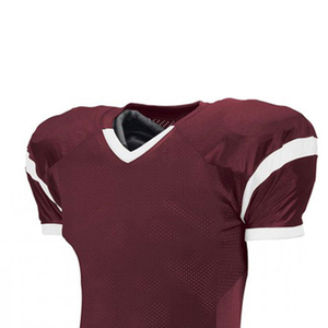 Uniforme de football américain bicolore personnalisé de haute qualité pour adultes, style professionnel avec manches courtes et design d'équipe sublimé - Product Image 5
