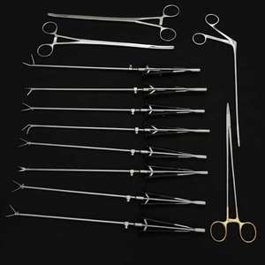 Kit de instrumentos quirúrgicos para cirugía cardíaca de calidad premium, 12 piezas, instrumentos reutilizables de acero inoxidable. - Product Image 4