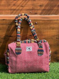 Nueva llegada elegante yute con algodón bolso de mano de cáñamo sostenible respetuoso con el medio ambiente usos múltiples bolsas de compras veganas para mujeres en la moda - Product Image 2