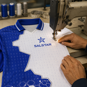 เสื้อโปโลคุณภาพสูงสำหรับผู้ชาย ขายส่งจำนวนมาก รับสั่งทำเสื้อโปโลพิมพ์ลายตามแบบ ชุดยูนิฟอร์มกอล์ฟ เสื้อโปโลสองสี ผลิตจากโรงงาน - Product Image 4