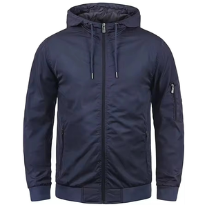 Professional Factory <b>Men</b> Waterproof and Windproof Outdoor Windbreaker <b>Jacket</b> with Hoodie <b>Mens</b> Outwear for Sprint Autumn - Product Image 1