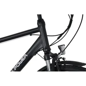 Đô thị 700C người đàn ông của Ngân Sách điện Thành phố xe đạp với khung hợp kim nhôm bước thông qua thiết kế 25 km/h Tốc độ tối đa động cơ không chổi than - Product Image 4