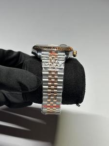 New Moissanite Diamond Case Luxury Watch Engraved Number Black Stick Dial Dual Display Water Resistant Ready Stock Quartz for - Product Image 3