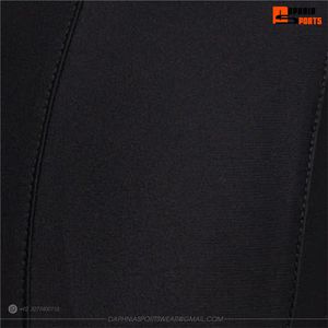 Soutien-gorge de sport noir à col carré pour femme avec fermeture éclair avant, maintien moyen, respirant, sans coutures, idéal pour le fitness (vente en gros) - Product Image 6