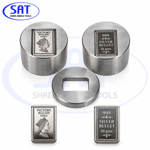 SAT Jewelry Matrices et moules de fabrication de barres rectangulaires pour bijoux en or et argent, pour la fabrication de marques d'argent 916, doublement polies, France Canada USA Dubaï - Product Image 1