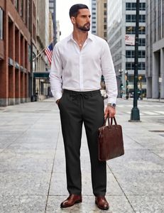Pantalon de pyjama en coton pour homme, écologique, séchage rapide, respirant, léger, confortable pour l'été, bas de pyjama tricoté pour la maison - Product Image 3