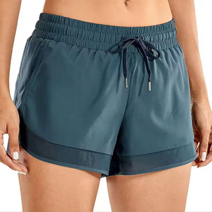 Outfitize International Wholesale Women Training Shorts Custom Logo High Waisted Gym Workout Shorts Breathable <b>Athletic</b> Wear - Product Image 4