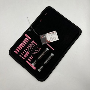 Kit d'outils d'installation d'extension de cheveux en acier inoxydable rose en gros pince d'application et de retrait de microbilles microbilles réutilisables - Product Image 5