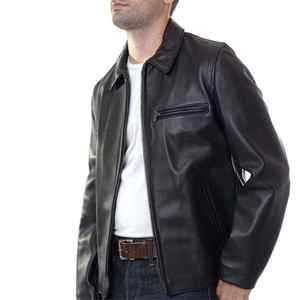 OEM Premium Men's <b>Lambskin</b> <b>Leather</b> <b>Jacket</b> Fashionable Soft and Perfect for All Occasions - Product Image 5