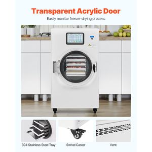 Essiccatore a Congelamento con Timer Regolabile, Capacità 4-6 kg/lotto, 4 Vassoi per Essiccazione Frutta e Verdura - Product Image 6