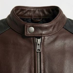 Veste de moto en cuir véritable pour homme de qualité supérieure, nouvelle arrivée, vestes de moto d'hiver, protections amovibles, personnalisables - Product Image 4