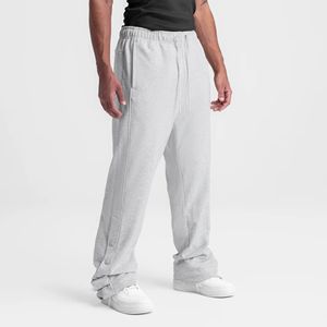 Pantalones casuales de verano para hombre, de corte recto y acampanado, con diseño drapeado, de secado rápido, talla grande, parte delantera plana, ajuste holgado, tipo chándal. - Product Image 3