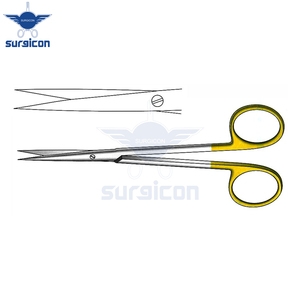 Ciseaux chirurgicaux droits Metzenbaum-Fino 14 cm / 5-1/2 pouces, tranchants, avec inserts en carbure de tungstène TC GOLD - Product Image 6