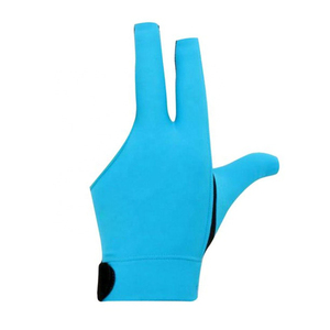 ถุงมือบิลเลียดแบบครึ่งนิ้วพร้อมสายรัดข้อมือปรับได้สำหรับฝึกซ้อมสนุกเกอร์พูลกีฬาสำหรับทุกเพศ - Product Image 1